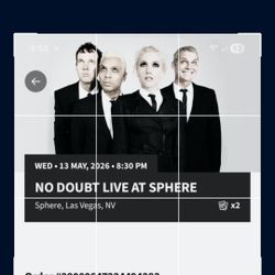 No Doubt Tickets For Sale