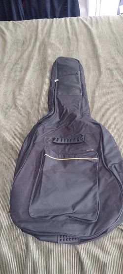 New Black Heavy-duty Zipup Loaded With Pockets Guitar 🎸 Gigbag