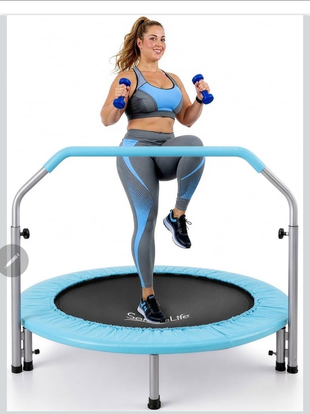 SereneLife 40" Foldable Mini Trampoline