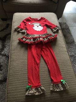 Girls Christmas Set - Size 5 - Girls Clothing