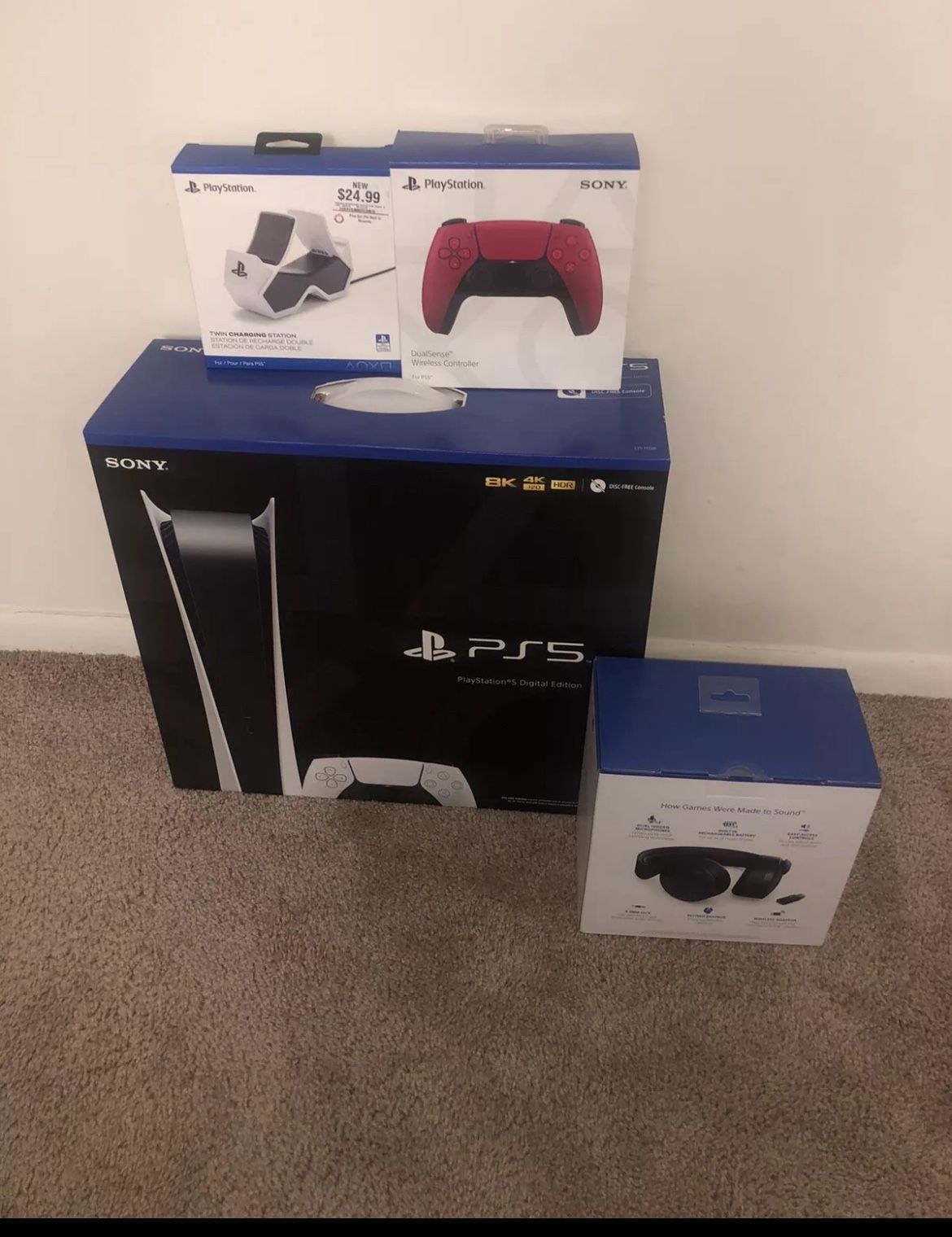 Console Bundle With Games And Accessories 1TB Extra Controller