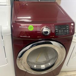 Samsung Gas Dryer Red 