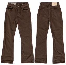 Zara x Benito Antonio Brown Flare Jeans