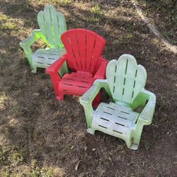 Little Tikes Kid Garden Chairs