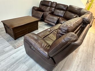 Leather Sectional