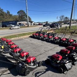 Honda lawnmowers self propelled