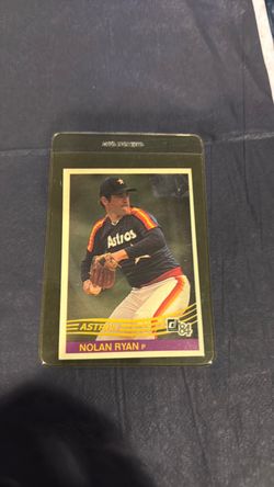 1984 Donruss Nolan Ryan Astros Baseball Card