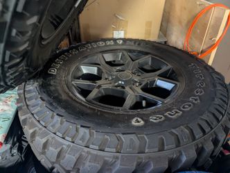 5 wheels with tires brand new
