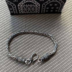 925 Sterling Silver Bracelet—Length : short - 6.7”