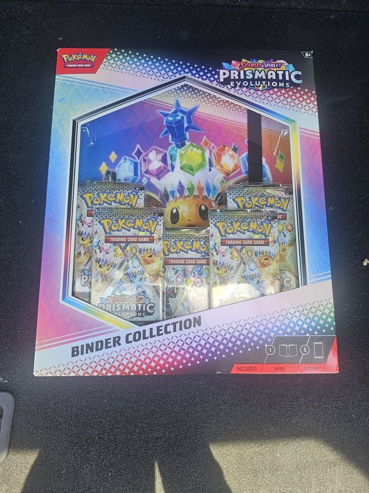 Pokemon Prismatic Evolutions Binder Collection