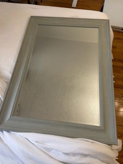 Large Framed Wall Mirror
