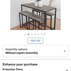 Bar Table 4stools $100 New