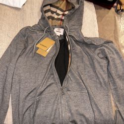 Original Burberry Zip Up Hoodie