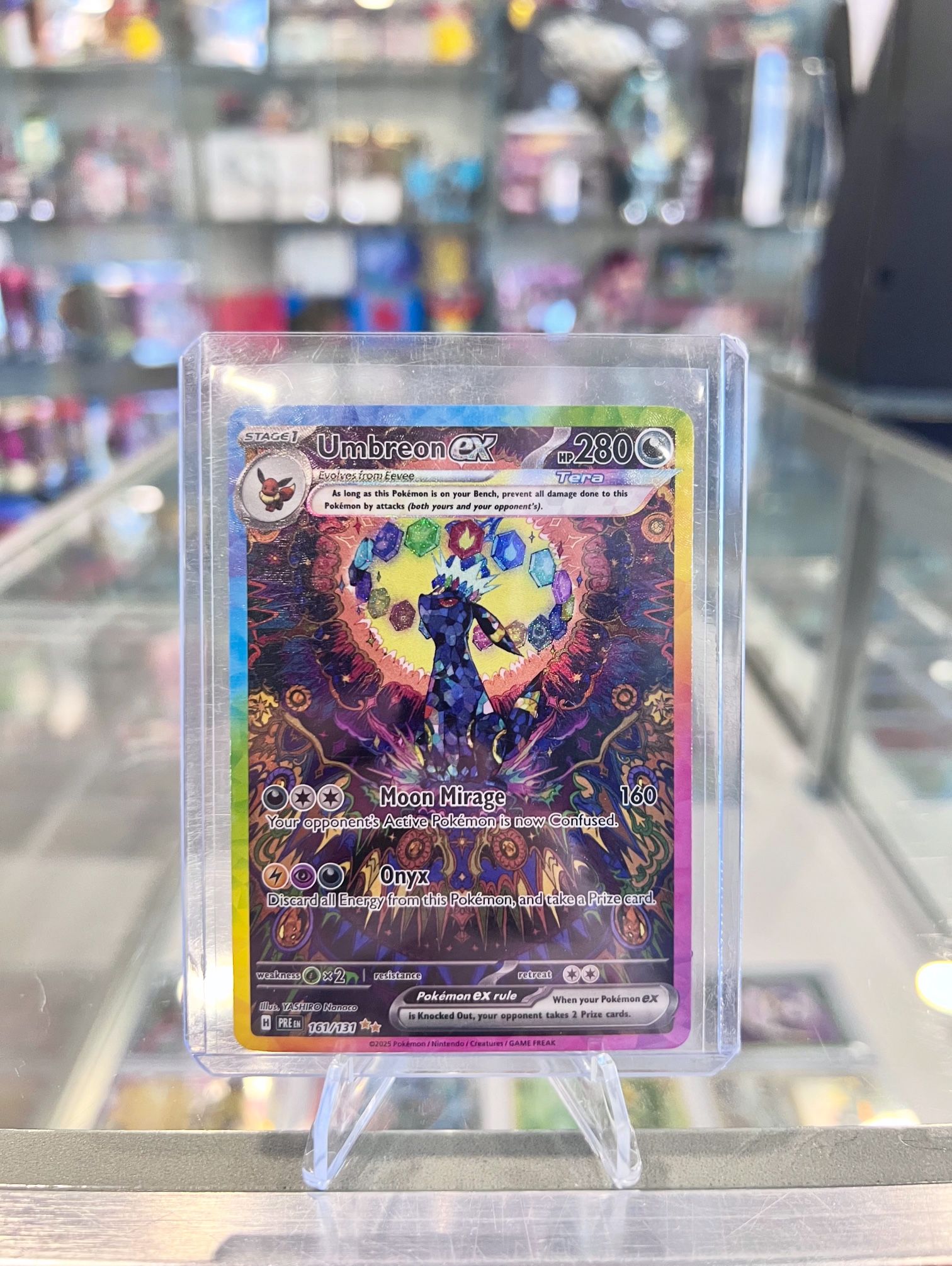 Pokemon Umbreon ex - 161/131 - SV: Prismatic Evolutions