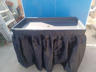 4ft party ice table beverage cooler wash tray