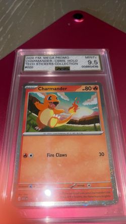 Charmander Holo Pokémon Card AGS 9.5 Graded