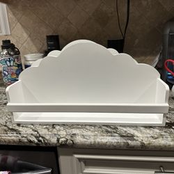 Large Solid Nursery Floating Cloud Wall Shelves - NEW! - Read Description