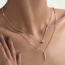 2 Chained Gold Necklace