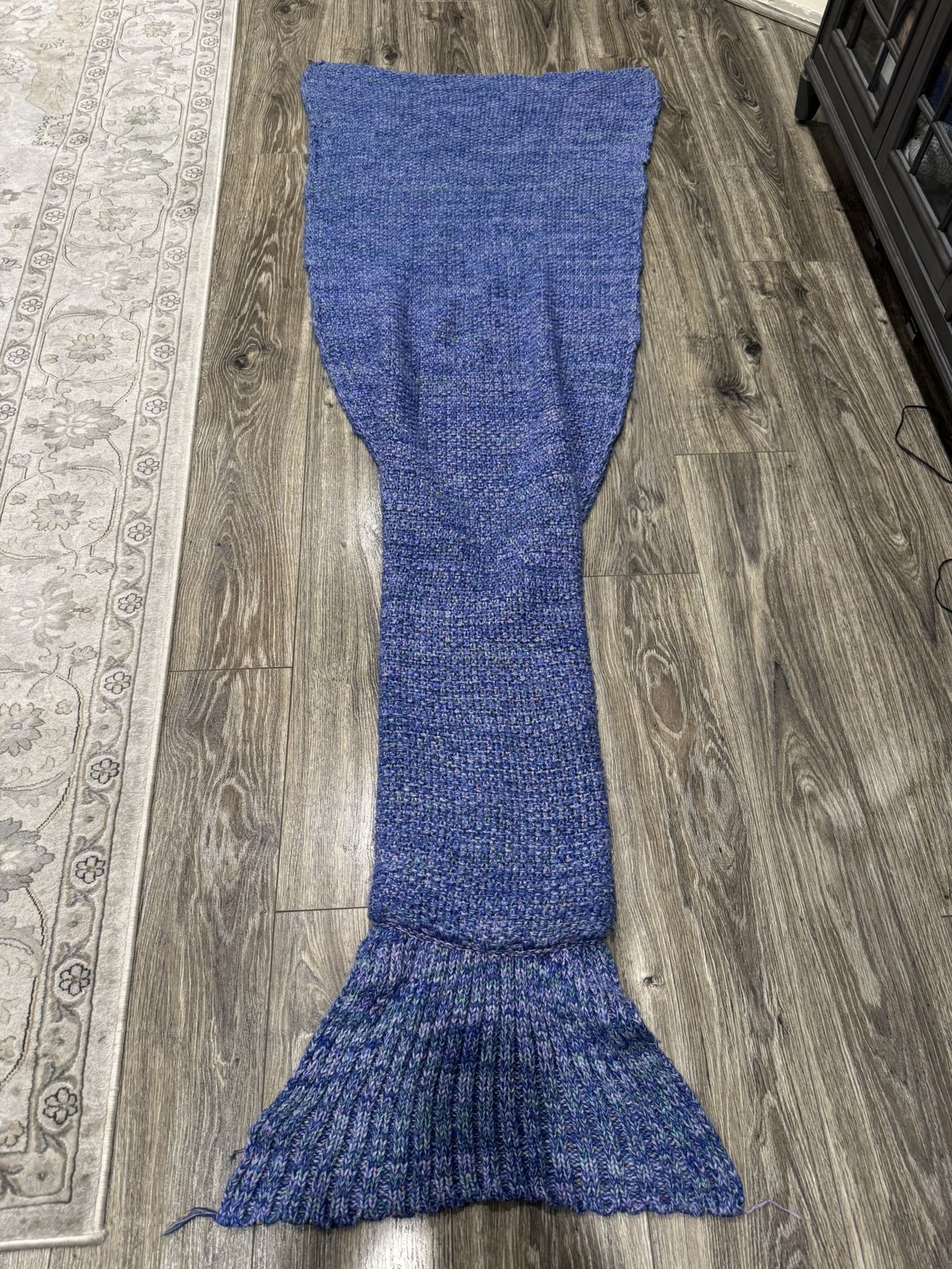 Mermaid Tail Blanket Blue