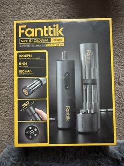 Fanttik Nex S1 Capsule Deluxe Cordless Screwdriver + 12-in-1 Bit Set (Sealed)