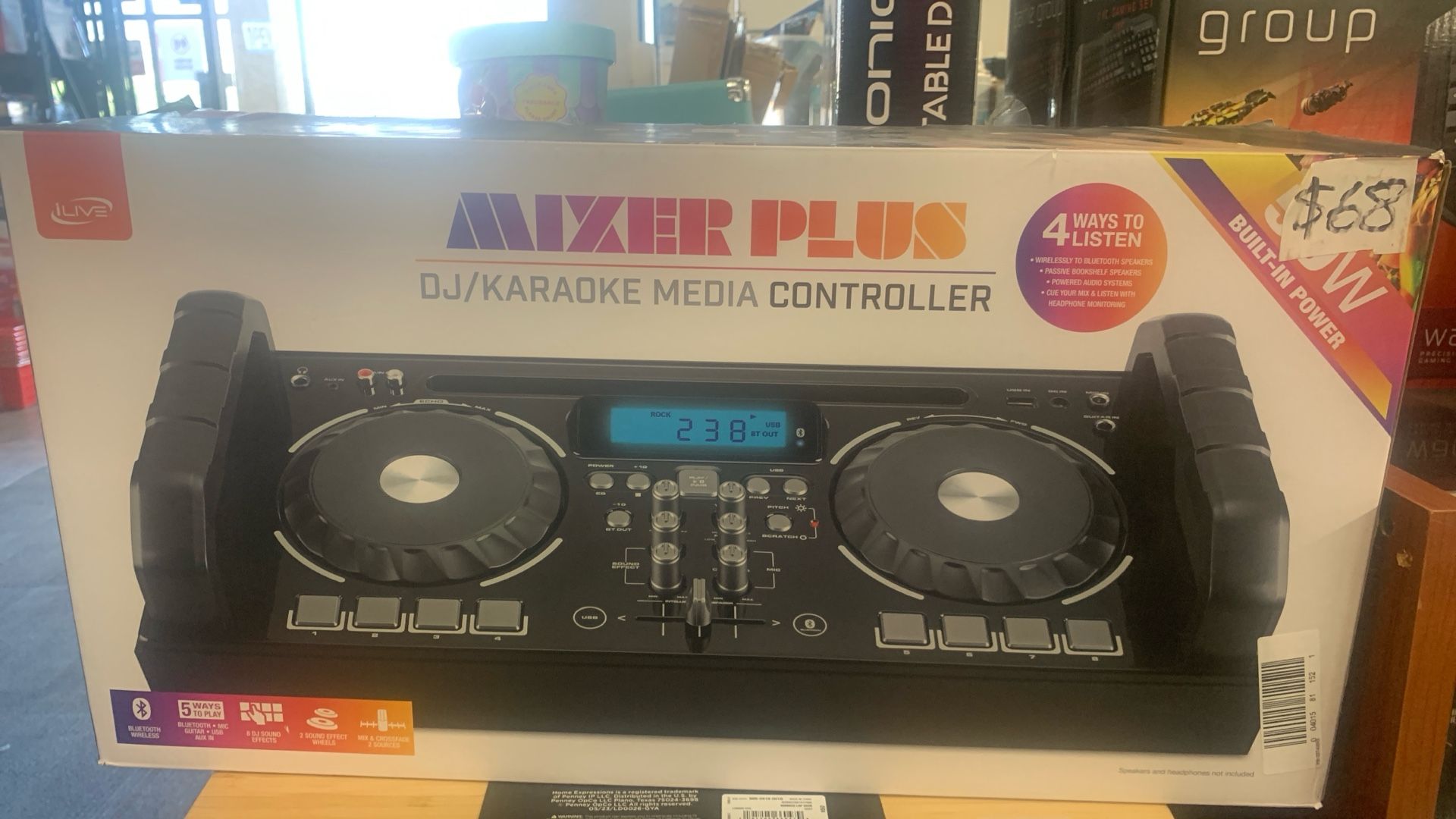 iLive Mixer Plus DJ/Karaoke Media Controller