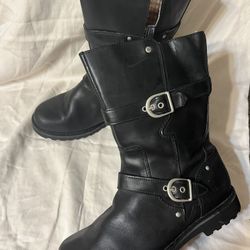 Vintage kids leather UGG boots 