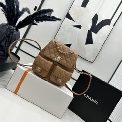 Sleek Chanel Backpack Bag 