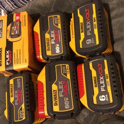 DEWALT FLEXVOLT BATTERIES 