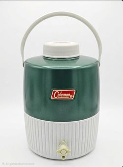 Vintage Coleman Green Insulated Beverage Jug