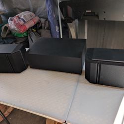 2- Bose 201 Series IV Bookshelf & Subwoofer 
