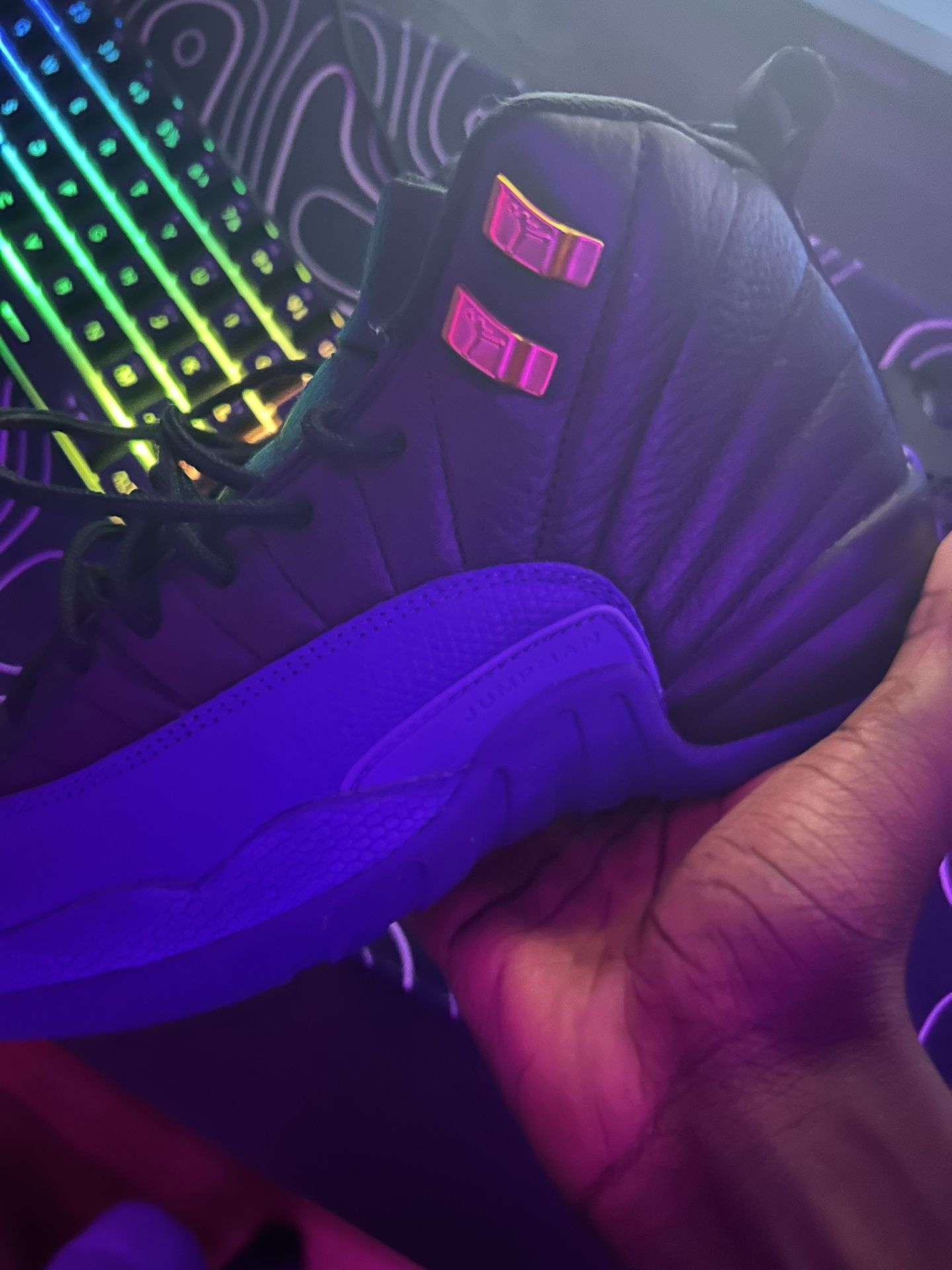 Jordan 12 “ Field Purple” Size 5.5 Excellent Condition.