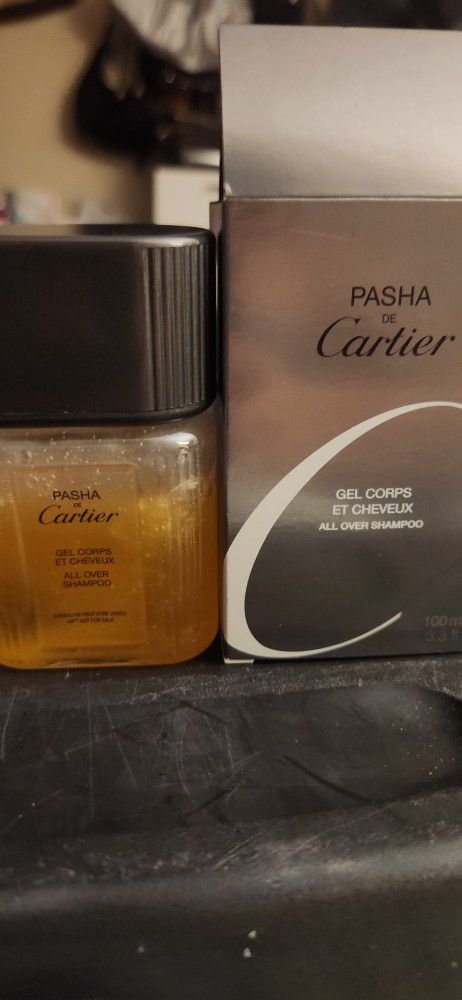 Pasha Shampoo Cartier  All Over Gel Some Used 