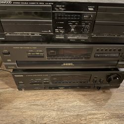 Ken Wood .technics ,stereo Classic Works Great. 