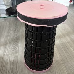 Foldable Pink Chair