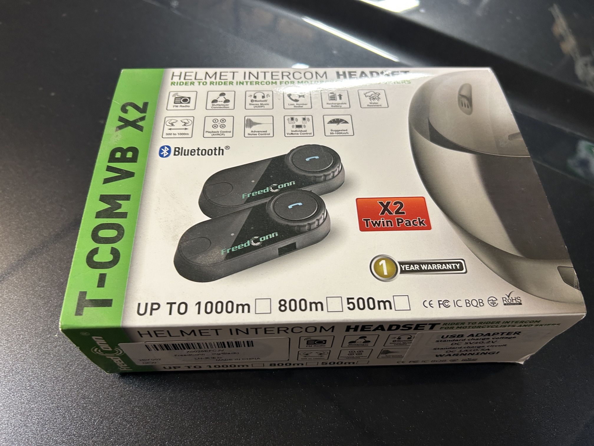Helmet Intercom 2 Pack