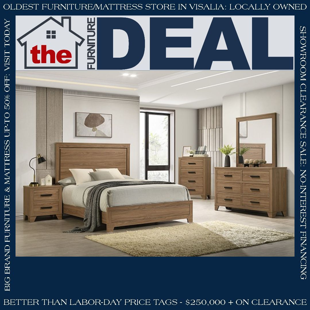 TWIN/FULL/QUEEN 4-PIECE BEDROOM SET ON FALL OVER-STOCK CLEARANCE 