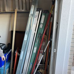 4,6, ladders and 10 foot scissor ladder