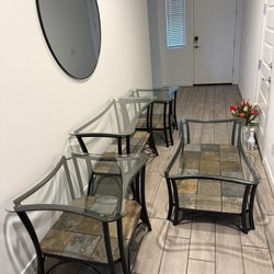Glass tables 