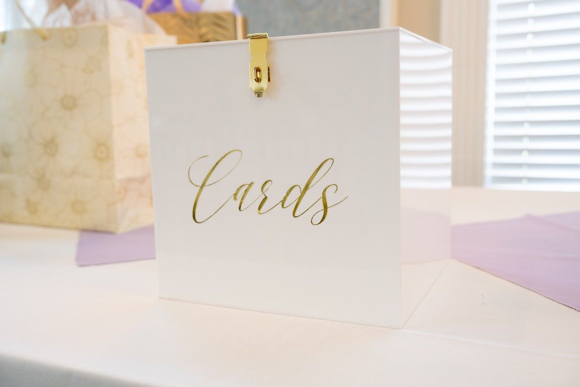 Arylic Card Box