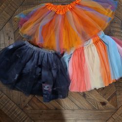 3 Girls Tutu Assortment Toddler Sz 4-6