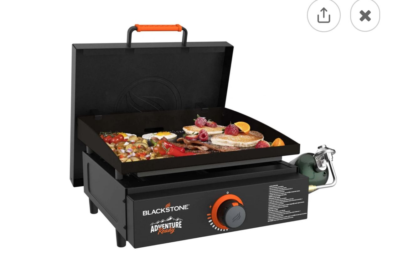 Blackstone Adventure Ready 17” Propane Griddle with Hard Cover