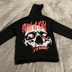 Black Graphic "Faith Vs. Fear" hoodie #FaithvsFear