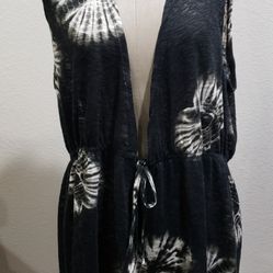 Tie Die Kimono Vest Size Woman's Large 