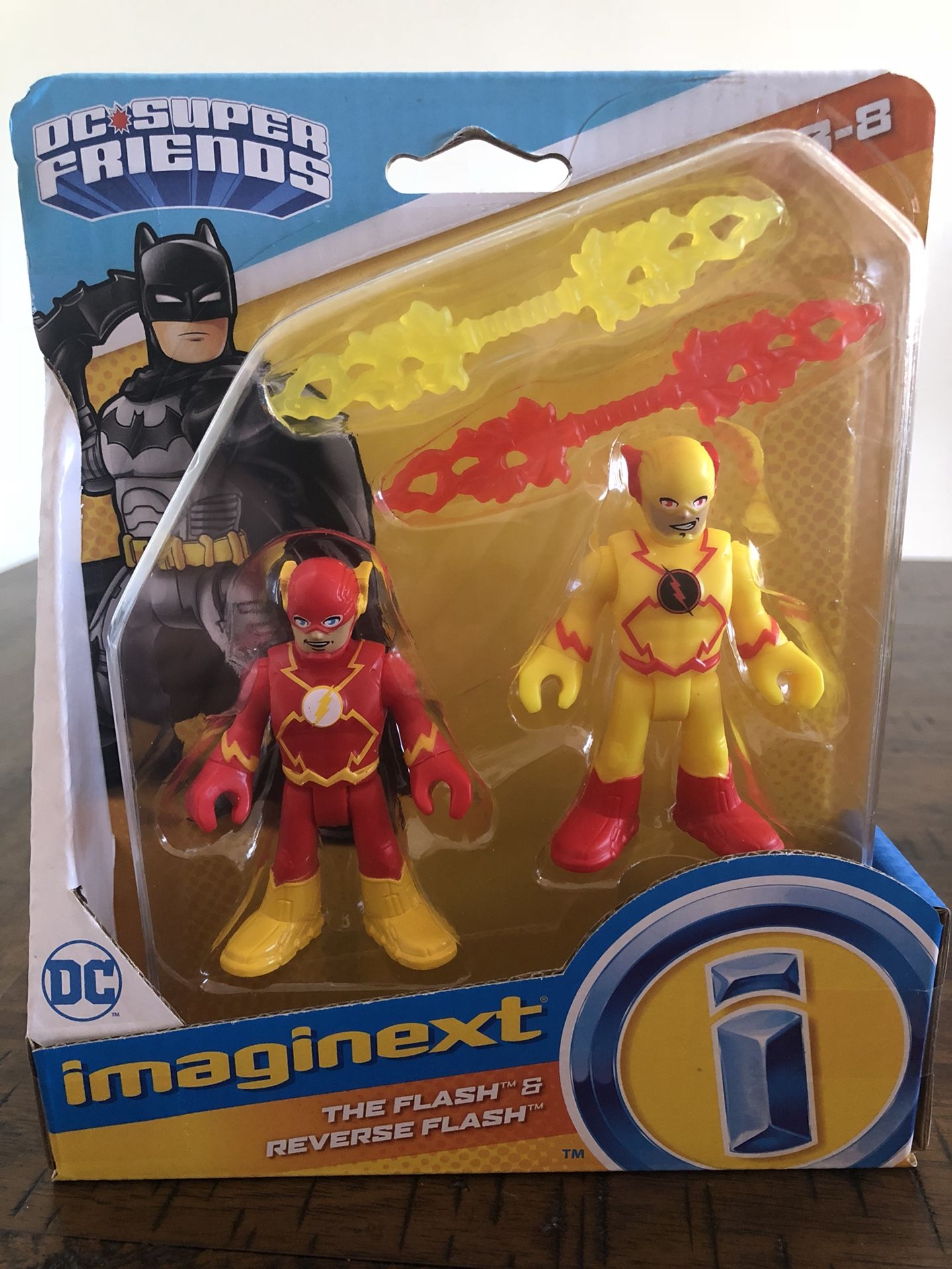 Very Rare Imaginext Flash & Reverse Flash Action Figures