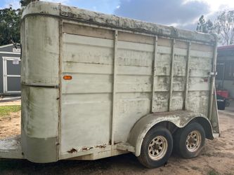 Used horse trailer