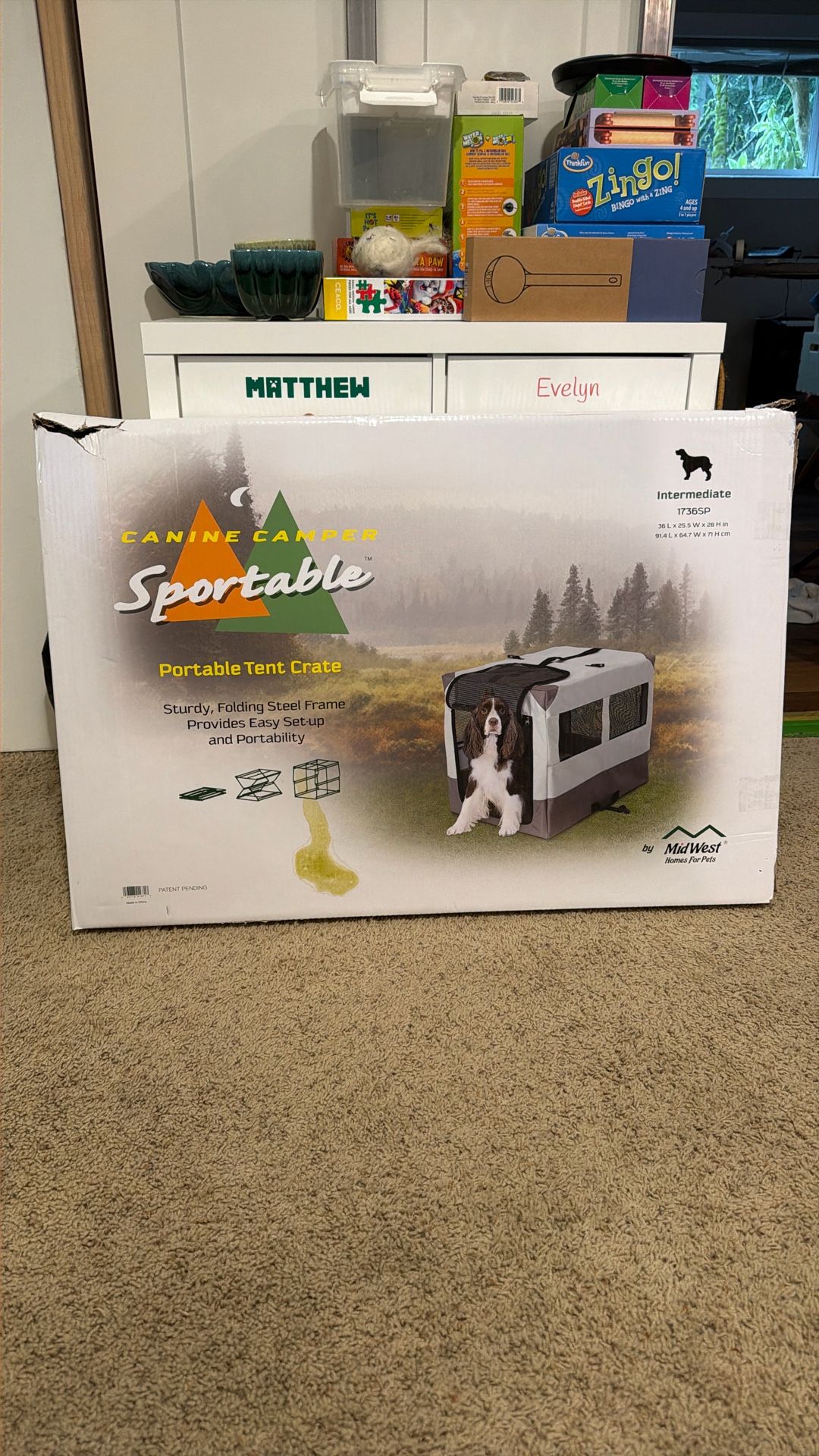Midwest Portable Tent Crate - Dog - Mid Sized