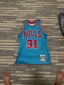 Mitchell & Ness Bulls Dennis Rodman #91 Jersey