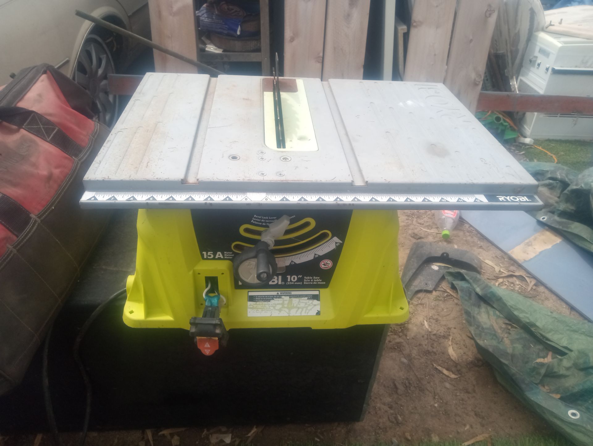 Ryobi table saw