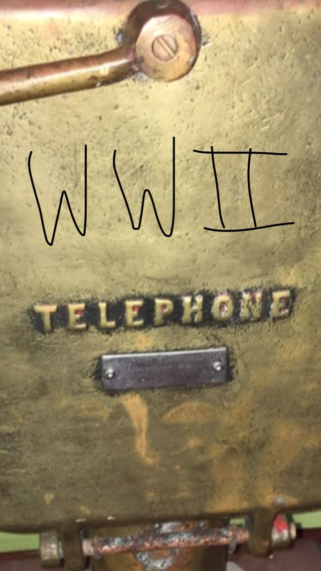 World War Ii Sound Phone. Navy Ship