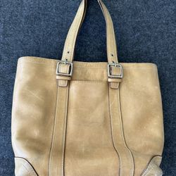 Vintage Coach Hampton F10194  Leather Tote Bag Shoulder Purse.